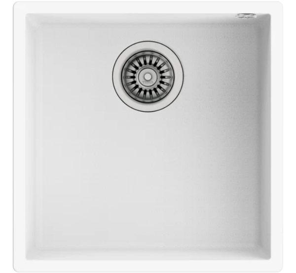 Мивка Square 40.40 TG БЯЛА
